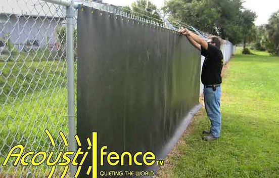 Adding Insulation with Sound Barrier Fencing