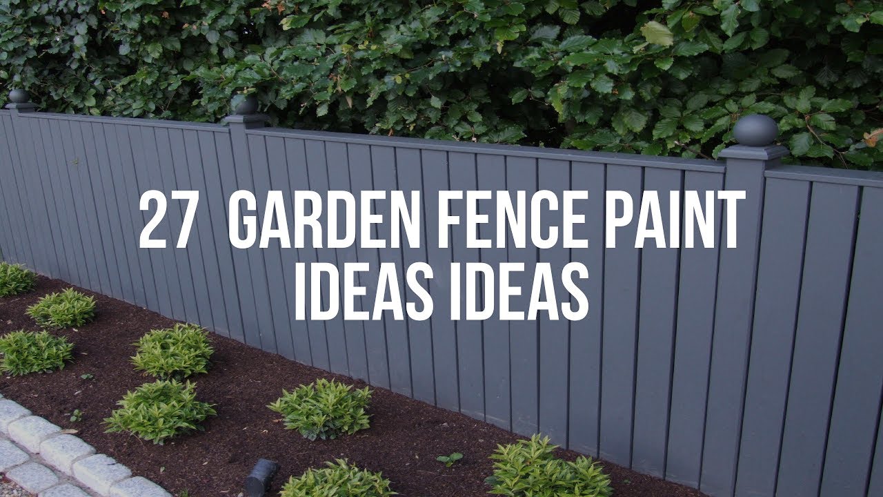 Fence Painting Ideas for a Fresh Appearance