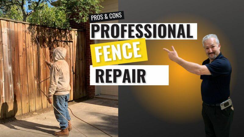 Fence Repair: When to DIY and When to Call a Pro