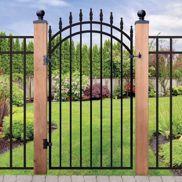 72. Enhancing Your Fence with Creative Gate Designs