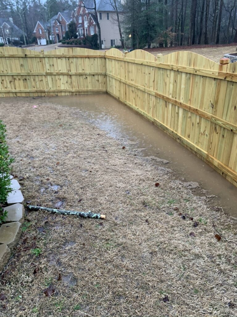 100. The Importance of Proper Drainage for Fences