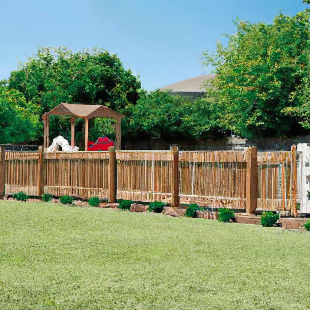 Designing Fences with Integrated Outdoor Play Areas for Children