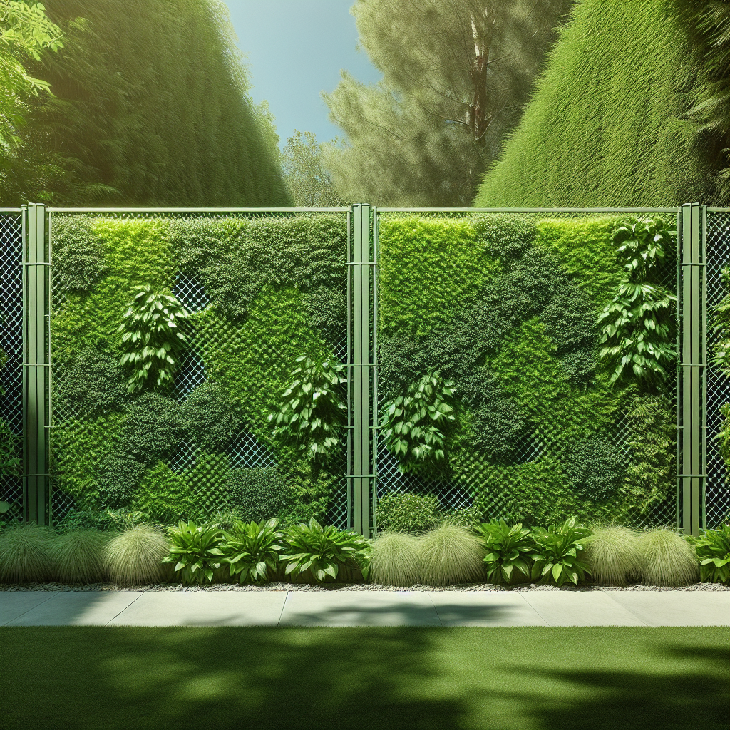Green Privacy Screen For Chain Link Fence