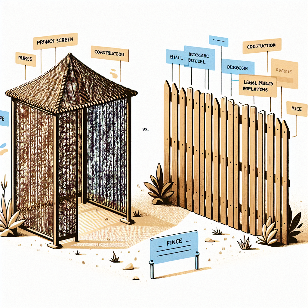 Is A Privacy Screen Considered A Fence