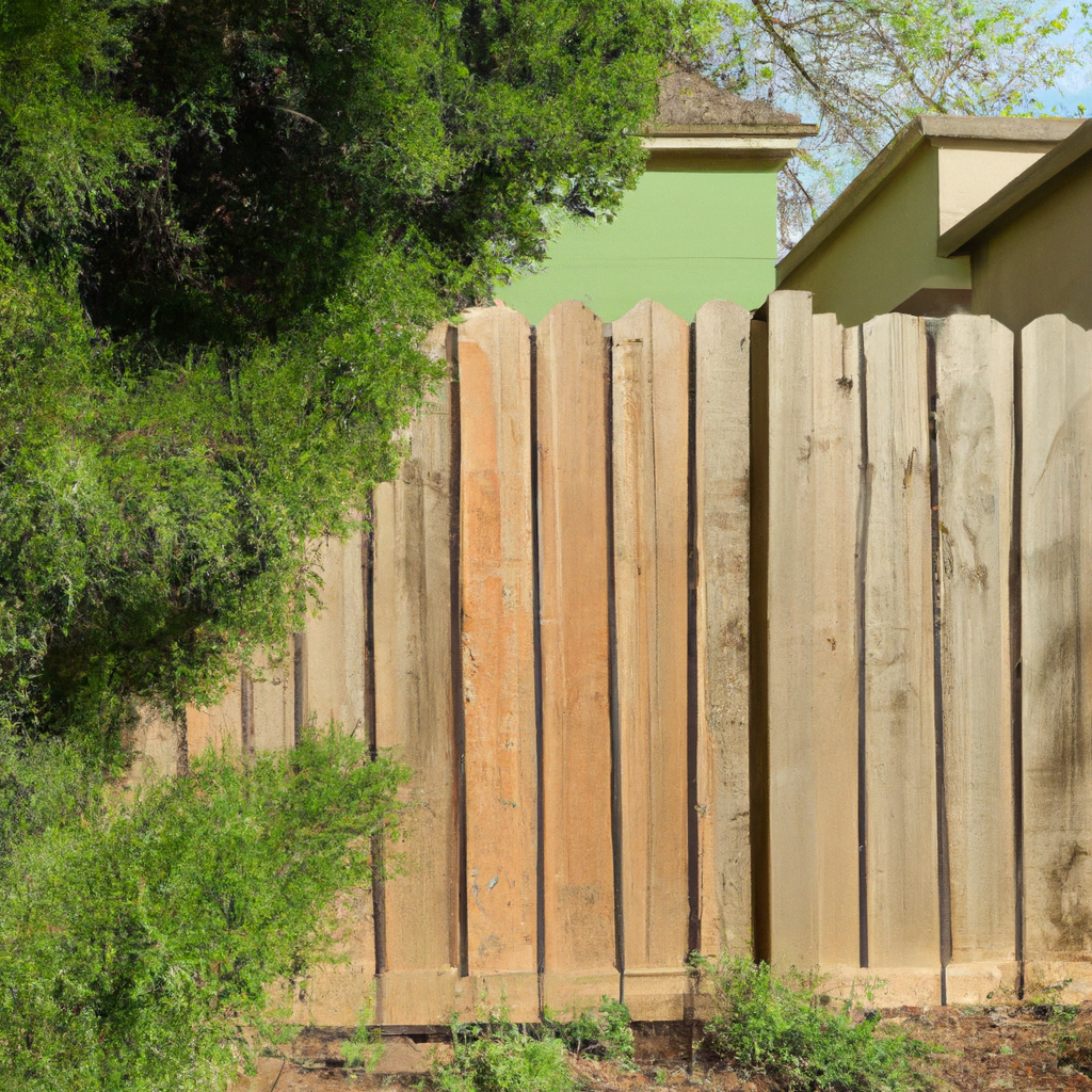 Privacy Fence On Top Of Block Wall