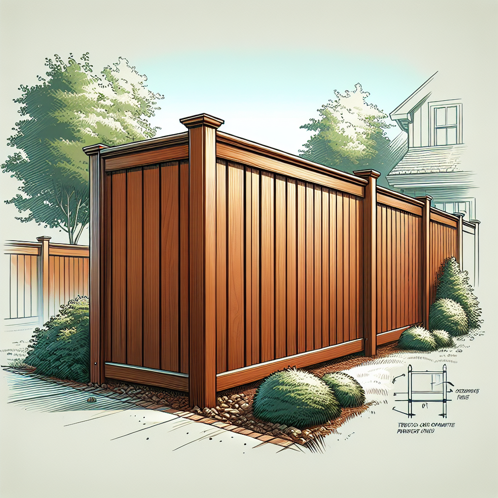 Trex Seclusions 6 Ft. X 8 Ft Brown Wood-plastic Composite Board-on-board Privacy Fence Panel Kit